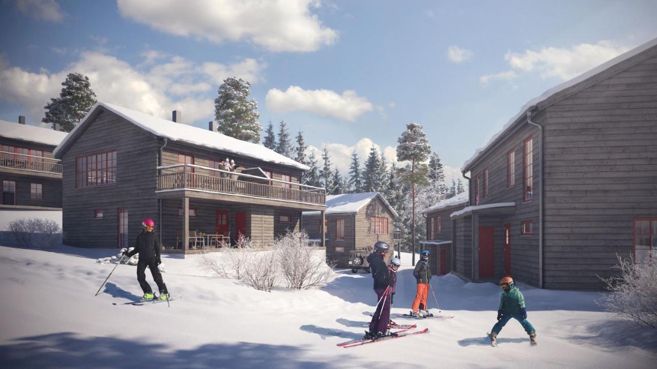 Parkstigens Fjaellby - Kavan Funasdalen Bagian luar foto