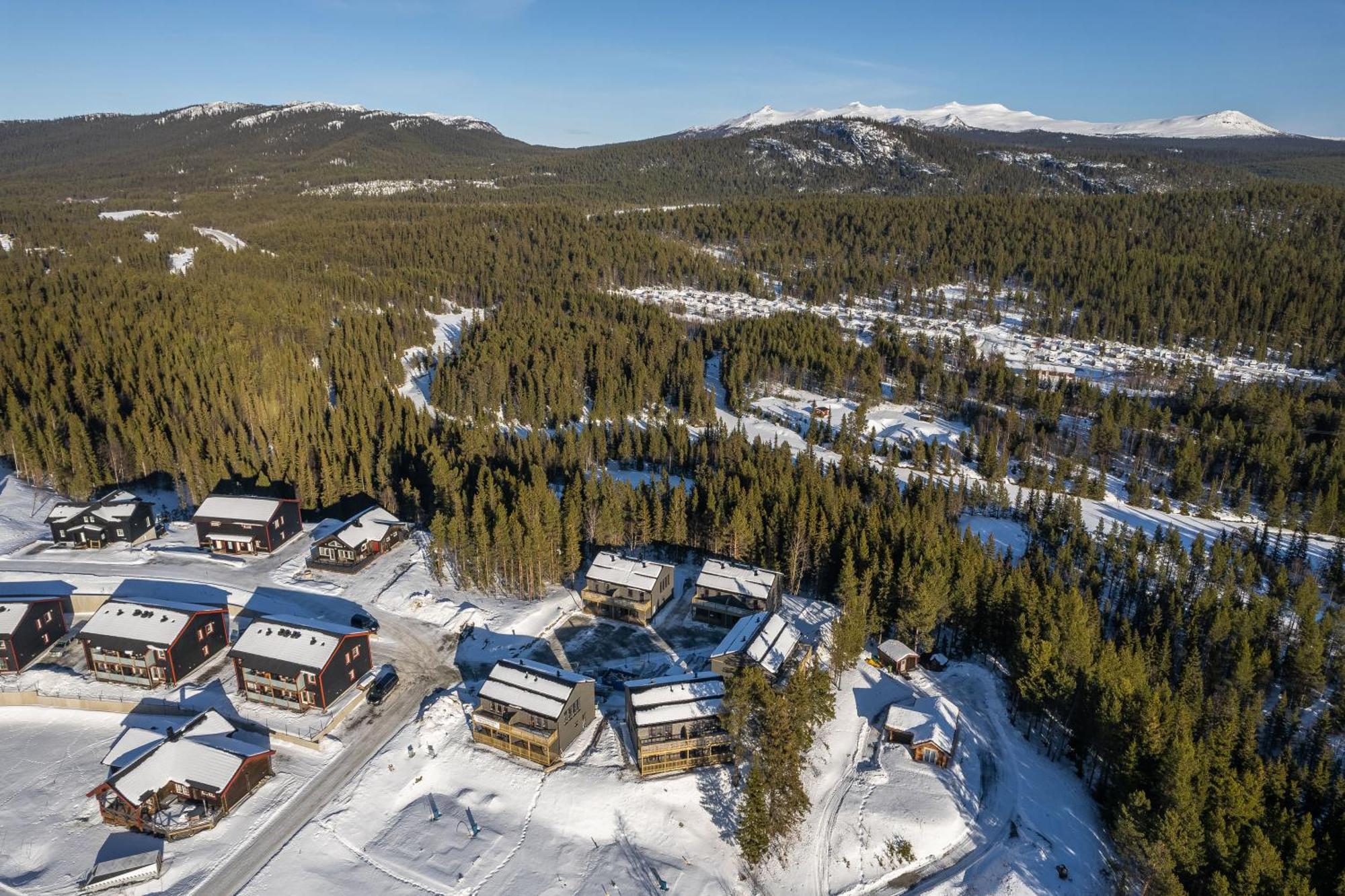 Parkstigens Fjaellby - Kavan Funasdalen Bagian luar foto