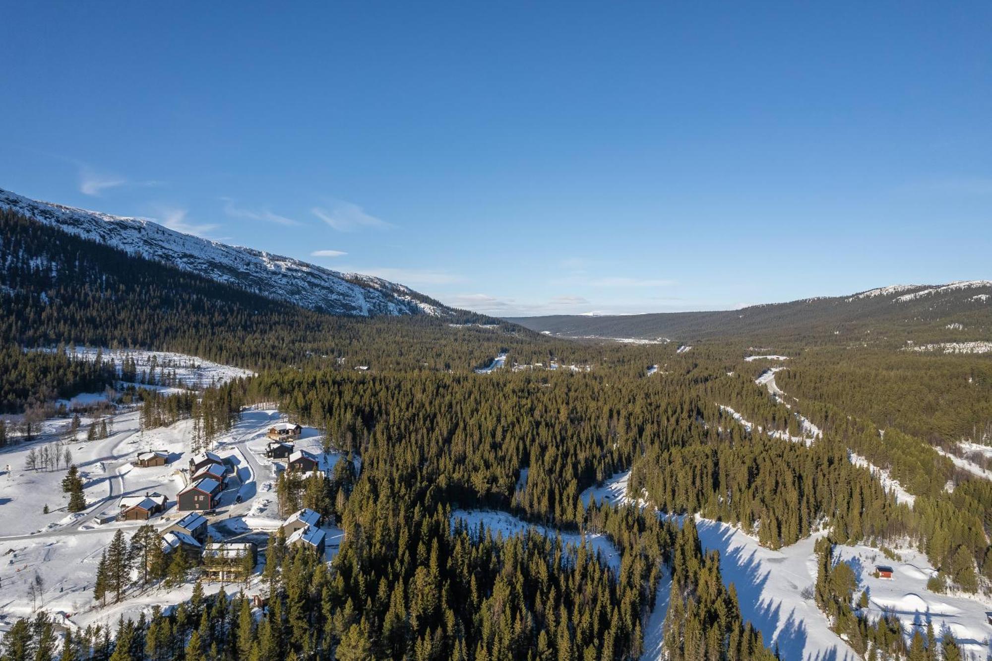 Parkstigens Fjaellby - Kavan Funasdalen Bagian luar foto