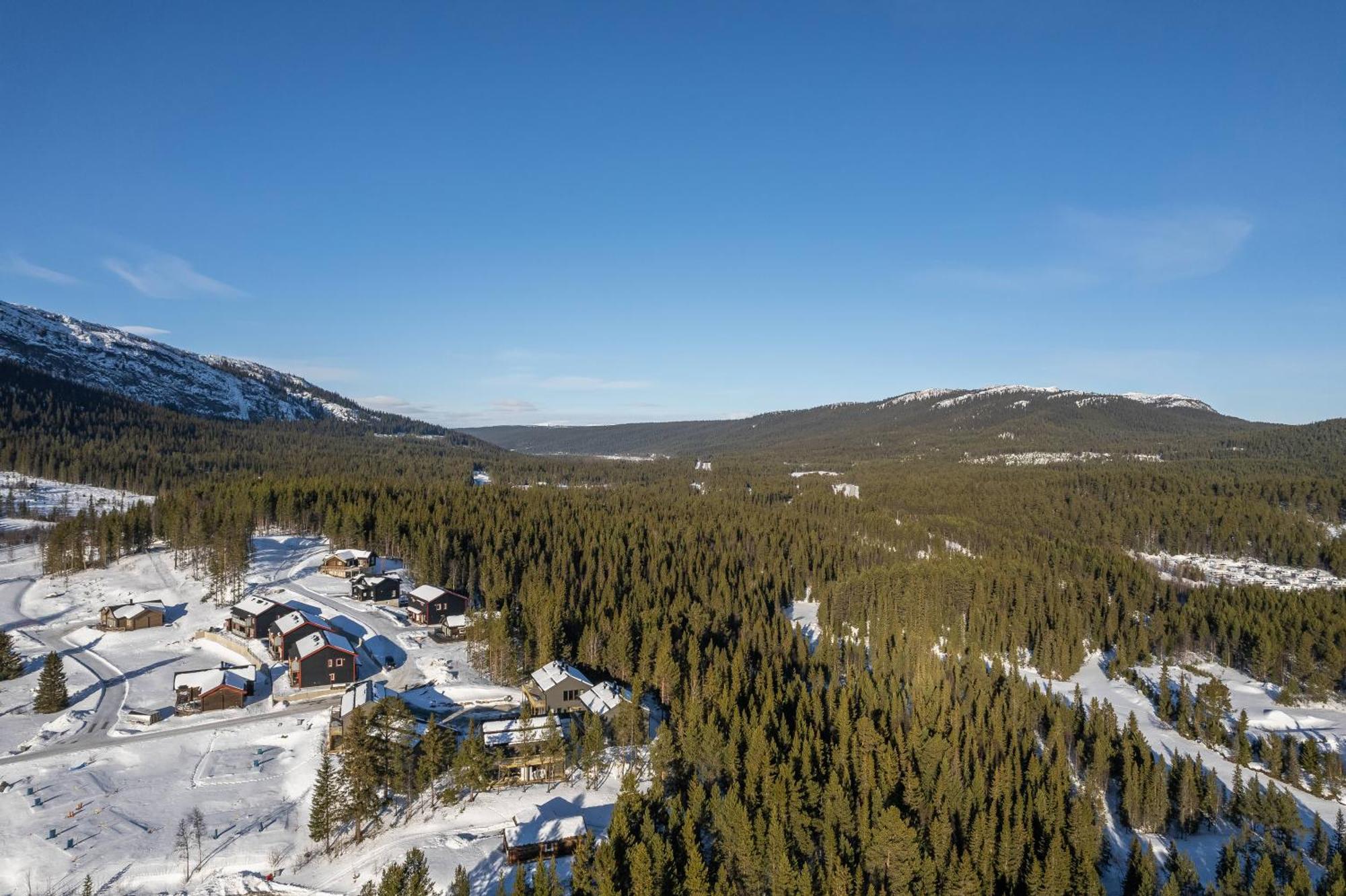 Parkstigens Fjaellby - Kavan Funasdalen Bagian luar foto